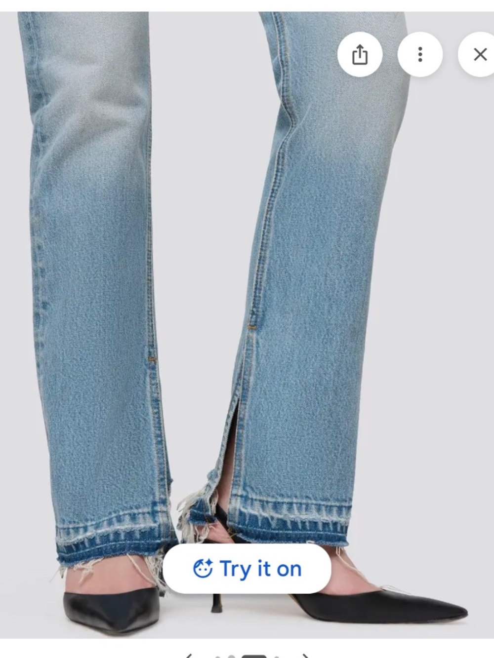 Re/Do 70's High rise Skinny Bootcut Model. - Picture 3 of 10